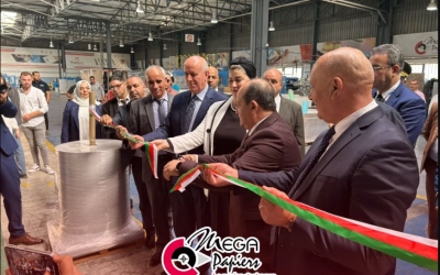 Visite du Ministre de l’Industrie , Ministre de la Solidarité Nationale et le Wali de Tlemcen au sein de notre unité Méga Papiers